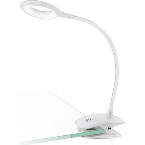 Lampada Scrivania Moderna Cabado Plastiche Bianche Led 3,2W 300Lm Ip20