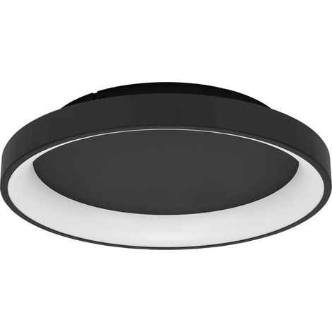 Eglo LED Deckenleuchte Loretello schwarz Ø 35 cm tageslichtweiß Deckenlampen & Kronleuchter