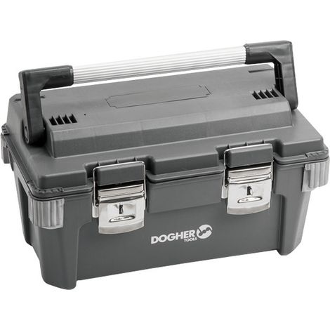Dogher 050-006 CAJA PLAS.CIERRE MET.DOBLE 500X275X265MM