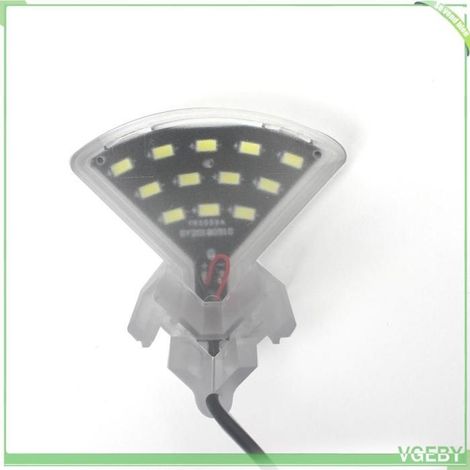 Lumière LED pour aquarium - FAFEICY - Lampe à pince éventail - 12 LED SMD5730 - 5W USB 150cm - Noir/Transparent (1/5)