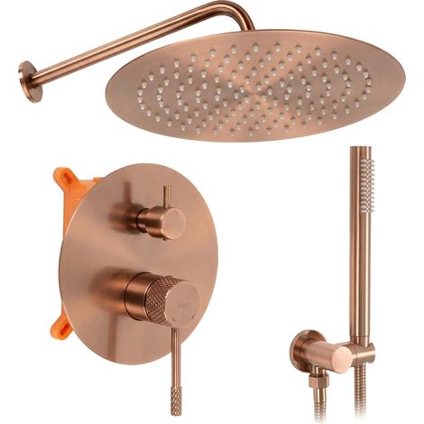 Juego De Ducha Oculto Rea Js-625103-1Brg Brush Copper (1/5)