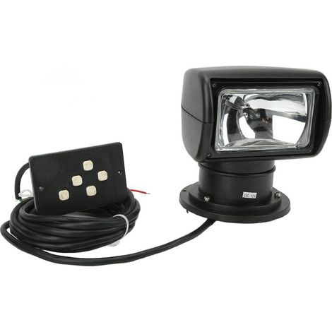 Projecteur à distance 100W 8A, Rotation à 320 degrés, étanche, universel, adapté pour bateau, Yacht, camion, voiture (1/5)