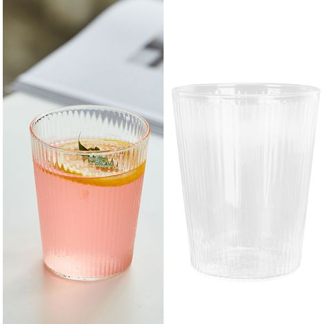Verre incliné vertical de 250 ml pour whisky, vin, cocktail ou vodka, idéal pour un bar à domicile. (1/5)