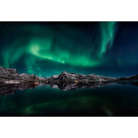 Poster Thème Northern Lights - 360 x 270 cm (1/3)