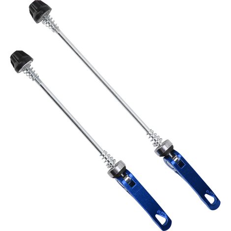 Stück Schnellspanner für Rennrad und Mountainbike, Vorder- und Hinterrad, Zubehör, Blau (1/5)