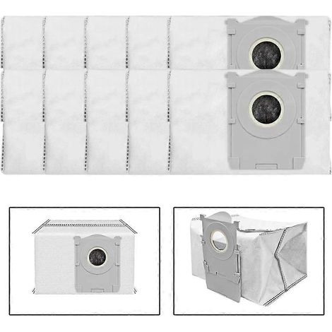 10 bolsas para aspiradora Ecovacs Deeboot T90 Pro Omni / T90 Omni (versión con depósito de agua) Accesorios para aspiradora ( (1/4)