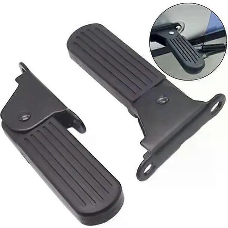 Paar faltbare Vorderradpedale für Yadi Aima Harley U1 E-Bike, leichte Aluminiumlegierung, rutschfeste Fahrradpedale, Zubehör (1/4)