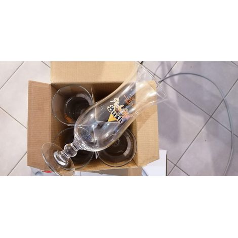 Lot de 4 verres Pêche Mel Bush - 33 cl - Neufs