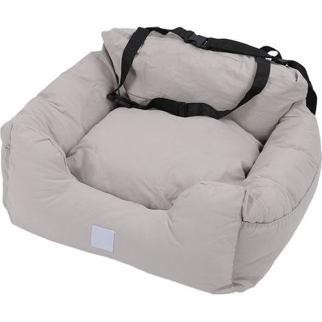 Siège auto pour chien amovible, lavable, portable et antidérapant, lit de voiture pour animaux de compagnie pour chiens et chats de petite et moyenne taille (1/5)