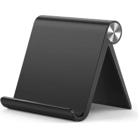 Support de téléphone portable de table, support de téléphone portable portable (noir) (1/5)