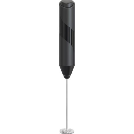(noir)mousseur Lait Lectrique,mini Fouet Avec Moteur 14000 Rpm,mlangeur De Boissons Avec Fouet En Acier Inoxydable,aliment 2-aa Piles,pour Caf,la (1/5)