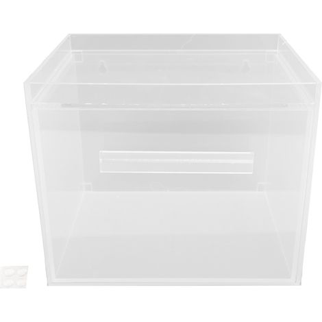 Boîte de Rangement Serviettes Visage Acrylique Transparente avec Tiroir Étanche pour Salle de Bain et Vanity Organisateur Pratique (1/5)