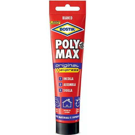 ADESIVO DI MONTAGGIO "POLYMAX EXPRESS" BIANCO 165GR