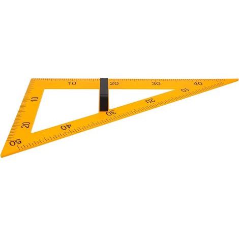 Lehrmittel: 60° Gelbes 40 cm gelbes dreieckiges Magnetlineal aus Kunststoff für Tafeln und Whiteboards für Lehrer (1/5)