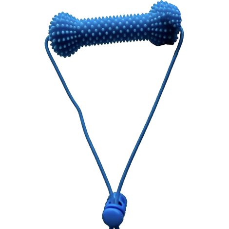 Juguete dental 2 en 1 para perros y cepillo de dientes antiplaca, herramienta de limpieza para perros de todas las razas. (1/5)