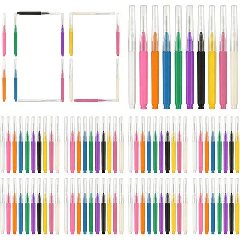 100 Pcs Brossettes Interdentaires, Brossette Dentaires en 6 Tailles, pour Nettoyage des Espaces Interdentaires, Appareils Dentaires (1/5)