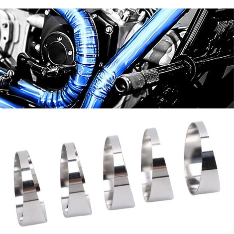 Coupes pour tuyaux d’échappement en acier inoxydable 304 de 3 pouces, 5 pièces non soudées, radius serré, débarrées pour modification de systèmes automobiles (1/5)