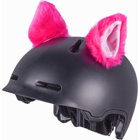 2-teilige Plüsch-Katzenohren für Helme – Niedliches Accessoire zum Skifahren, Motorradfahren und Snowboarden (1/5)