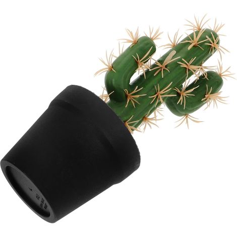 Cactus Artificiel en Pot Décoratif en Plastique, Plante en Pot de Table Réaliste et Solide pour Décoration Intérieure Maison (1/5)