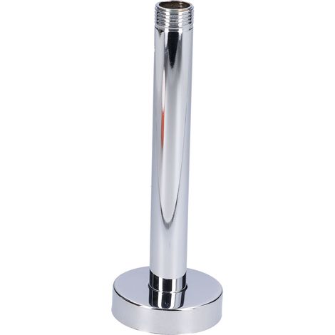 Rallonge de douche NPT 20 mm en acier inoxydable SUS304, fixation au plafond, accessoire de salle de bain, 15,2 cm / 6 pouces, finition électroplaquée (1/5)