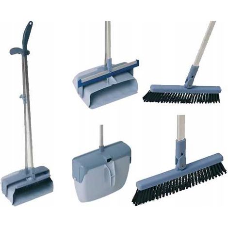Set per hall: paletta con manico + scopa per sistema hall 25 cm