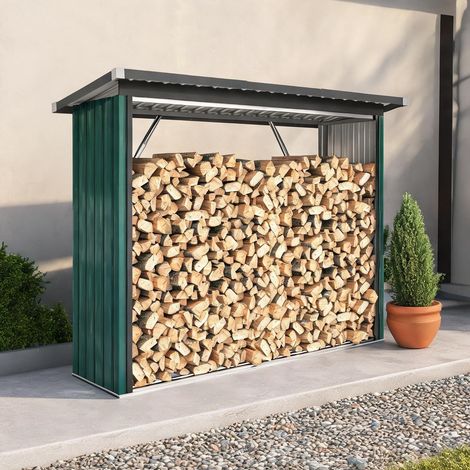 Chariot de jardin en verzinkter acier 213 x 66,5 x 150 cm (1/5)