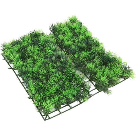 Tapis d'herbe d'aquarium en plastique artificiel, décoration de pelouse verte pour aquarium, réservoir de tortues, centre (1/5)