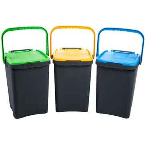 POUBELLE ECOPLUS 50 L - 43x41x54,5 H cm