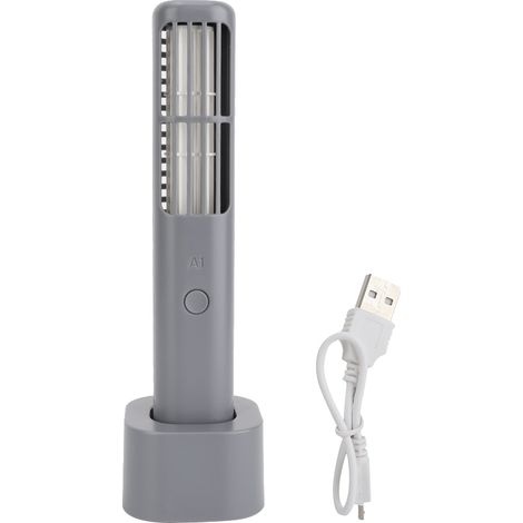 Ventilateur Sans Pale - Moteur En Cuivre Silencieux - Pour Bureau Ecole Et Extérieur - Recharge USB - 1 Pièce (1/5)