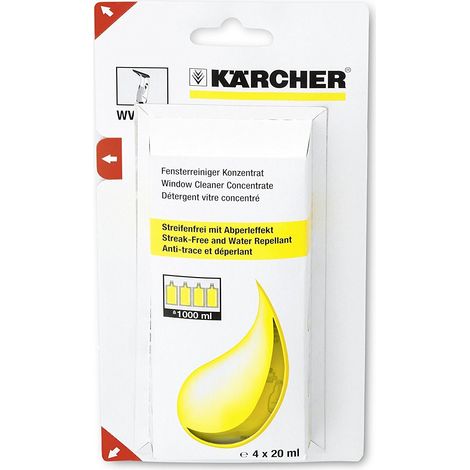 Limpiacristales concentrado 20ml para Limpiador a vapor KARCHER 62953020