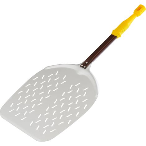 Lilly Codroipo Lione pala pizza forata alluminio anodizzato 33x90 cm