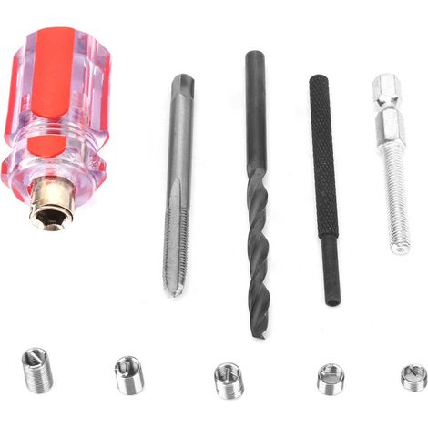 Kit de réparation de filetage en acier inoxydable (105 pièces) : manchons et inserts (M50,8). (1/4)
