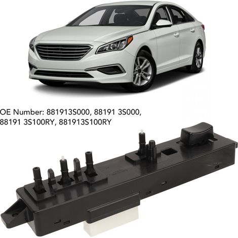 Elektrischer Sitzschalter vorne links (Fahrerseite) 881913S000 für Sonata 2.4L L4 DOHC