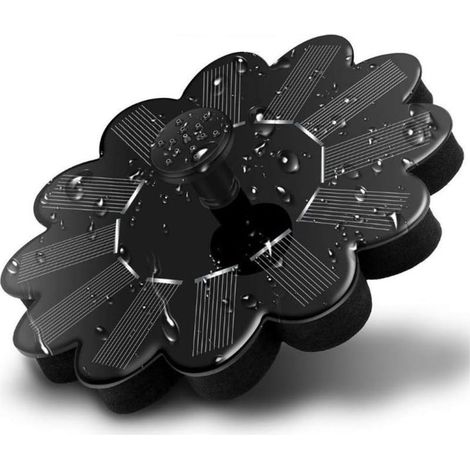 Pompe à Eau Solaire en Forme de Fleurs, Pompe Solaire pour étang, Fontaine, Pompe à Eau, Jardin, Eau (1/5)