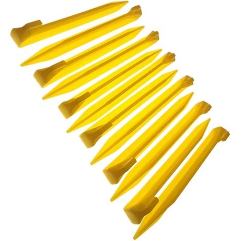Tent Stake - 9 Inch - ABS Plastic - for Camping Garden Beach - 12 pcs (1/3)