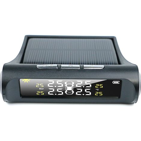 Sistema de supervisión de presión de neumáticos Tpms para coche, pantalla LCD tmps, alarma de seguridad automática, Sensor de presión de neumáticos interno/externo Usb
