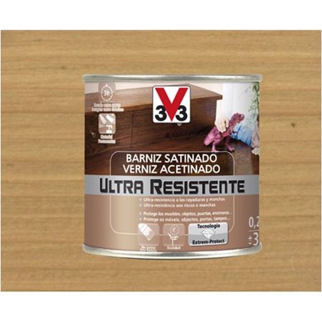 Barniz interior al agua ultra resistente satinado 250 ml rob