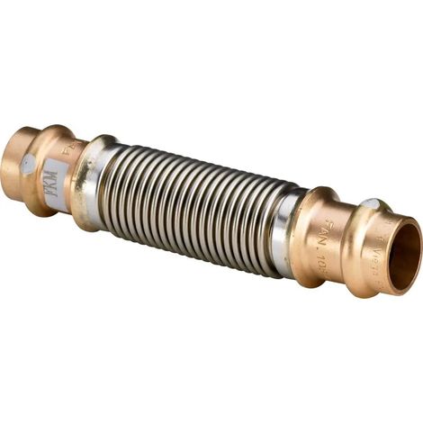 Viega Profipress compensatore a S, d 28mm bronzo rosso o bronzo al silicio, acciaio inossidabile modello 4551, 629113