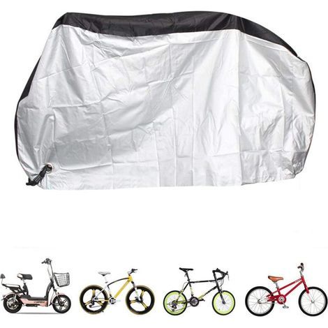 BRAVIX Housse de Protection pour Vélo Imperméable Anti-Pluie Anti-poussière Anti-Chaleur Bâche de Moto Bicyclette Vélo 200X70X110cm (1/5)