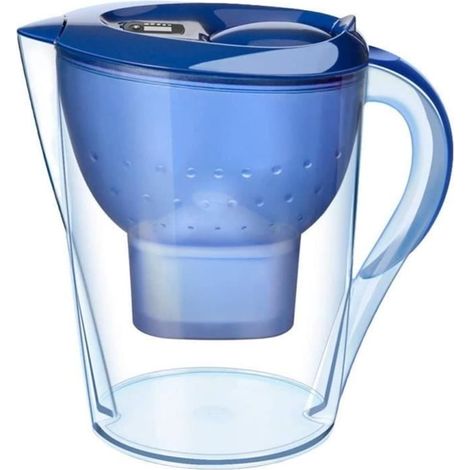 Carafe filtrante Kaiyei 3,5 L à charbon actif avec cartouche filtrante, minuterie électronique, carafe filtrante pour eau alcaline 297 (1/4)
