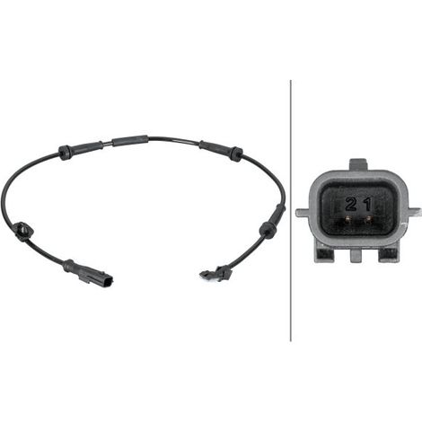 Capteur, vitesse de roue HELLA 6PU 012 806-681 RENAULT 479109860R 8200441401