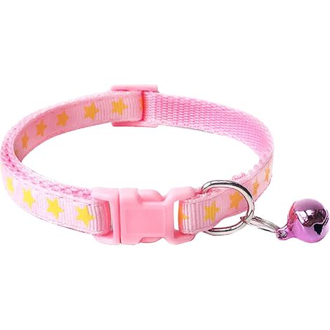 Collier Pour Chien - Collier Pour Chat - Réfléchissant Avec Clochette - Ajustable En Polyester - Unisexe - Taille Unique (1/5)