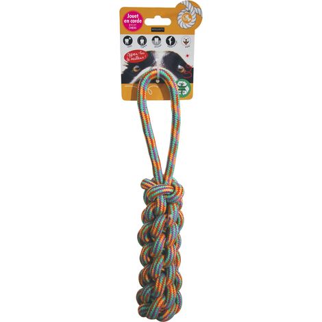 Jouet Corde Nœud AMARRE pour Chien – Corde à Mâcher – Jouet Résistant en Corde pour Chien – Jouet
