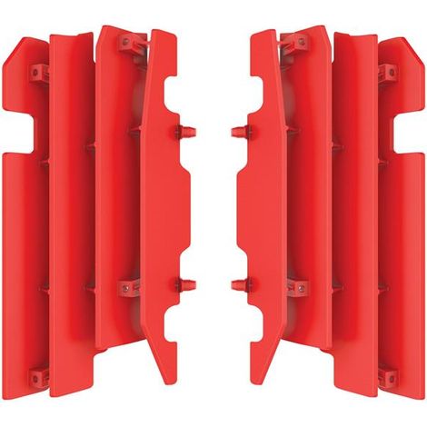Juego de rejillas protectoras para radiador Polisport CR 125 250 450R 00 04 03 Rojo