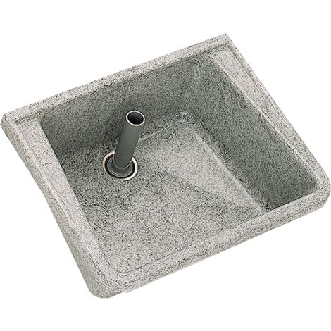 KWC AR Lavabo multifonction, SIRIUS, GFK, 500x220x400 mm, gris décor (1/2)
