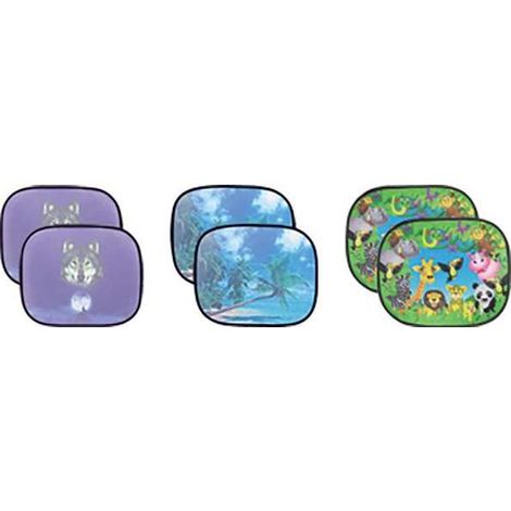 START Coppia di Tendine LateraliStick it Fantasy con grafiche assortite Auto