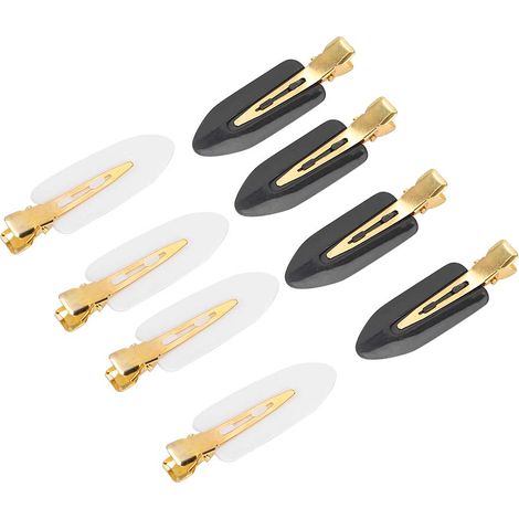 8pcs Pinces à Cheveux Feuille Forme Clips Coiffure Antidérapants Accessoires Cheveux Lot (1/5)
