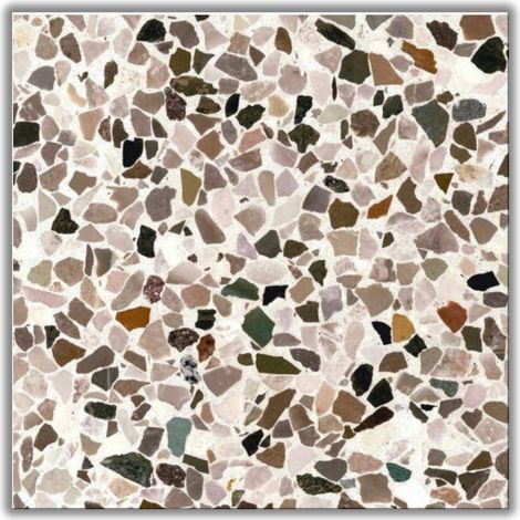 Véritable Carreau Terrazzo QUIRINO 40x40 cm boîte de 0.96m2 Adouci - Gioia Materia (1/2)