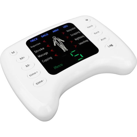 Stimulateur Musculaire Électrique 15 Intensités 8 Programmes avec Timer et Sorties Jumelles (1/5)