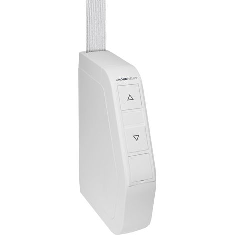 HOMEPILOT avvolgitore elettrico smart girevole a parete RolloTron pure per tapparelle fino 30 kg (circa 5 m²), per cinghia da 23 mm, comp. con telecomando (1/4)